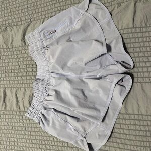 lululemon athletica Light Gray Athletic Shorts